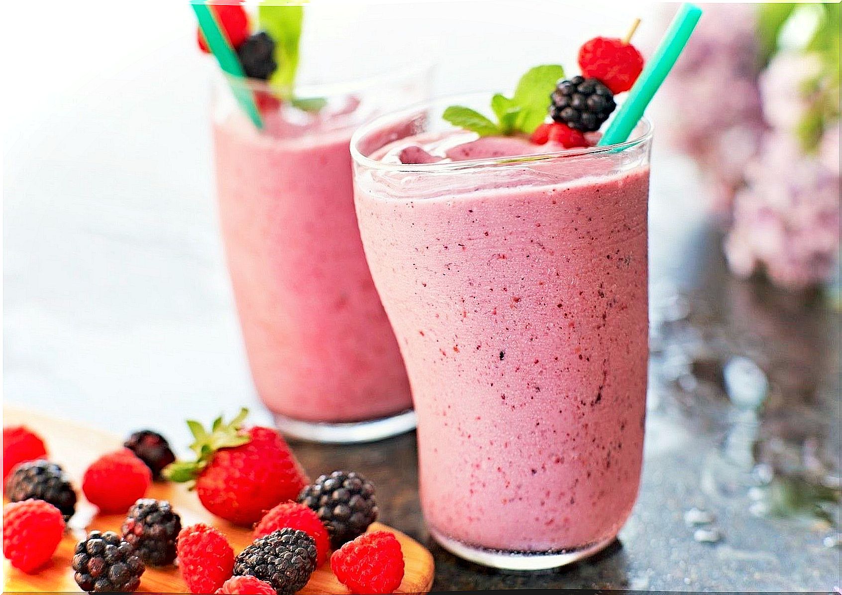 Strawberry milkshake