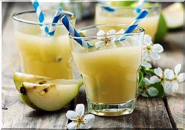 pear-juice to avoid starving