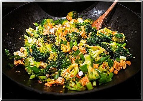 spinach wok