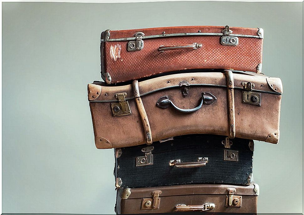 Old suitcases