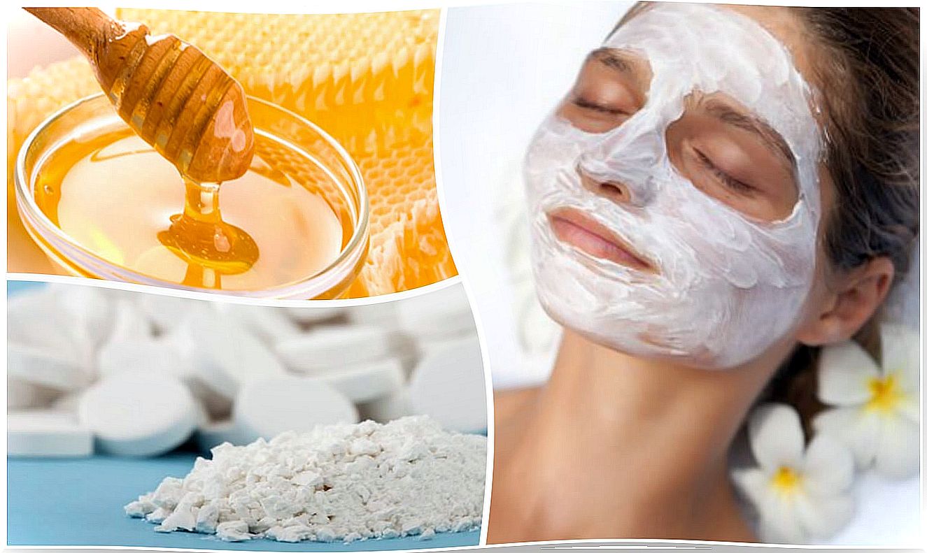 Discover what happens to your face when you apply a mixture of honey and aspirin