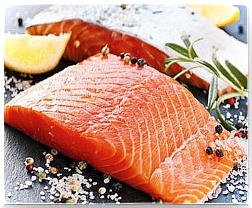 Salmon and lemon