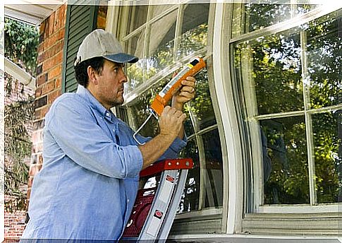 Put insulation on windows