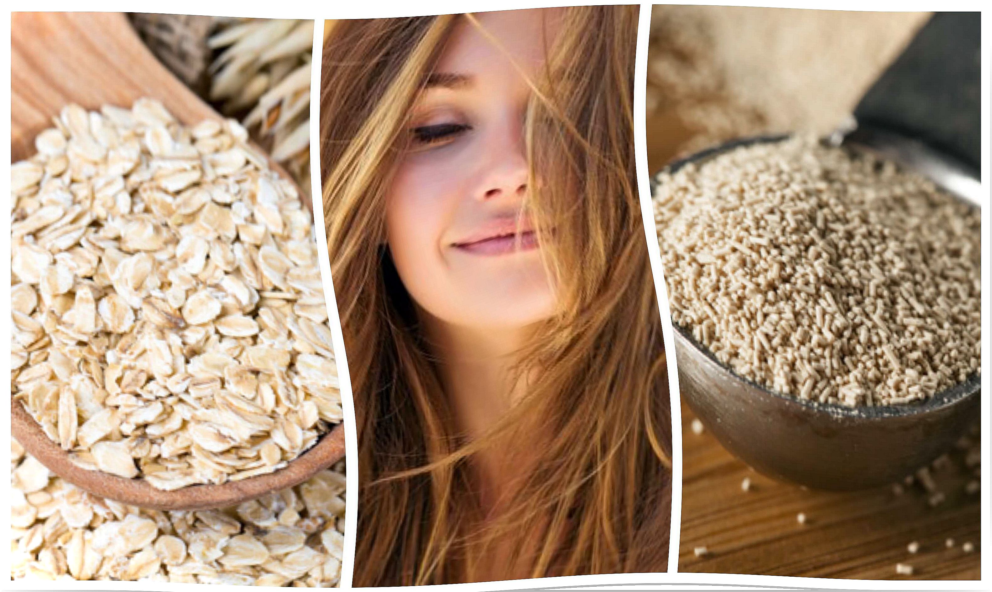 Oatmeal and brewer's yeast mask for the skin