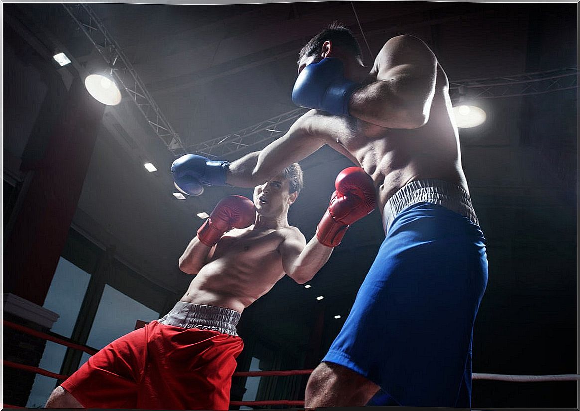 Boxing as a sport.